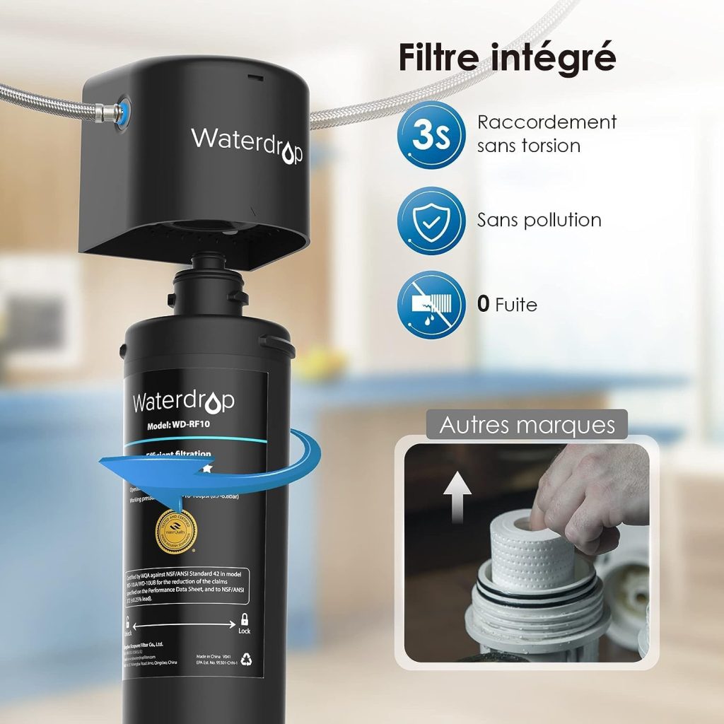 Changement filtre Waterdrop
